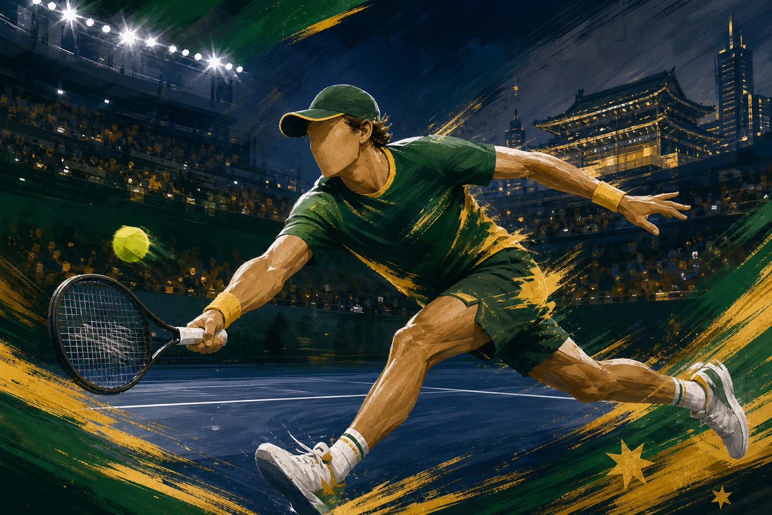 Alex de Minaur turns Beijing pressure into a controlled opening win over Mariano Navone