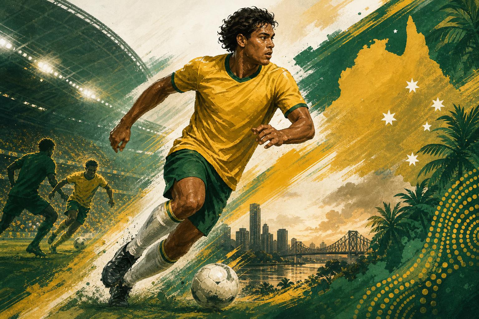 Jason Geria’s Brazil cameo gives Australia a steadier right-back option for Brisbane