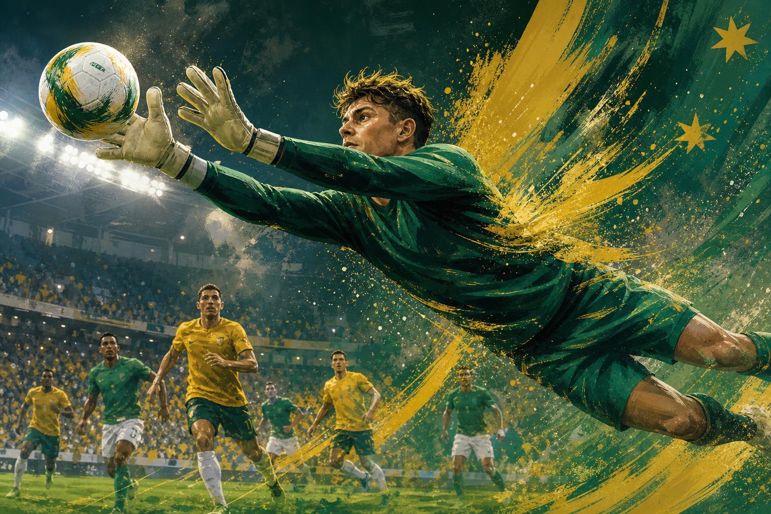 Patrick Beach is no longer Australia’s surprise goalkeeper — Brazil will test whether he is the reset