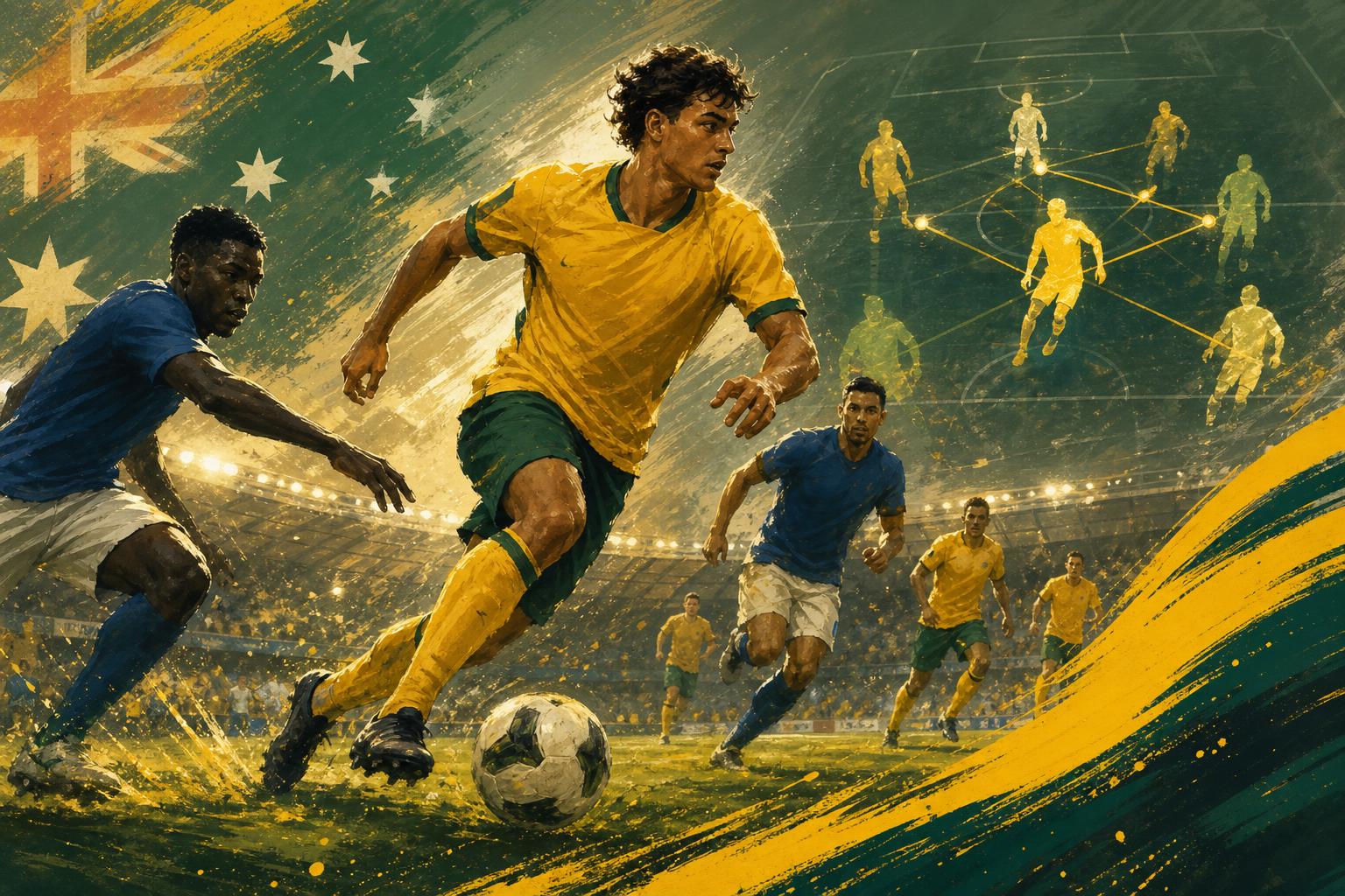 Paul Okon-Engstler turns Brazil test into a glimpse of Australia’s next midfield