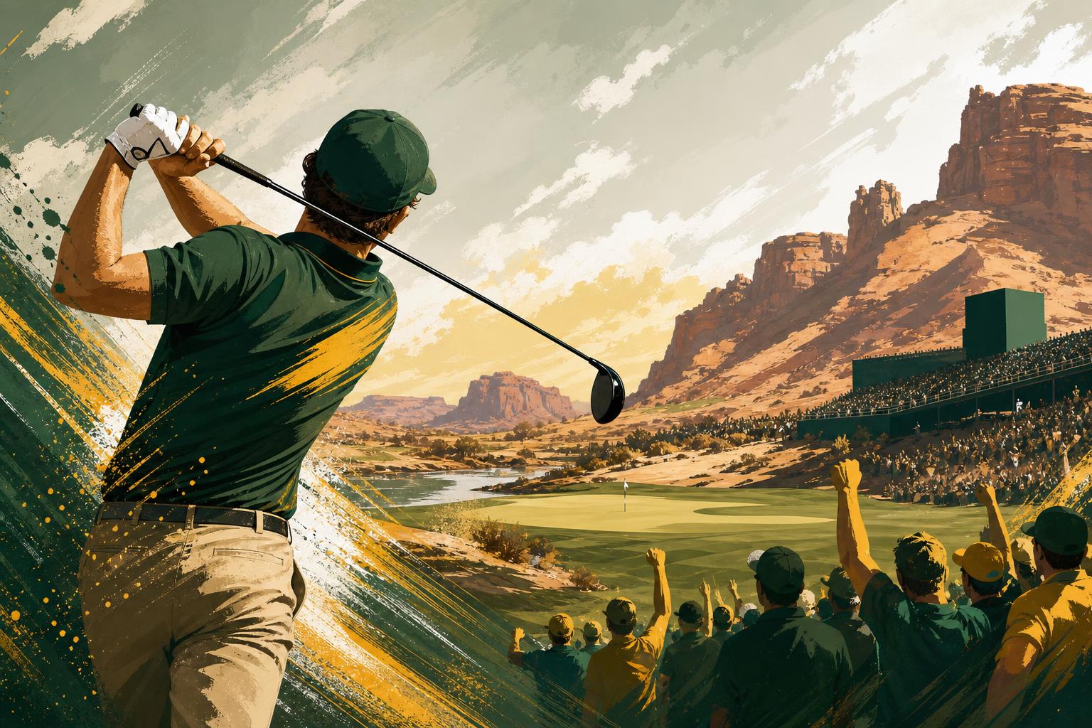 Cam Davis gives himself a platform at Black Desert with opening 67
