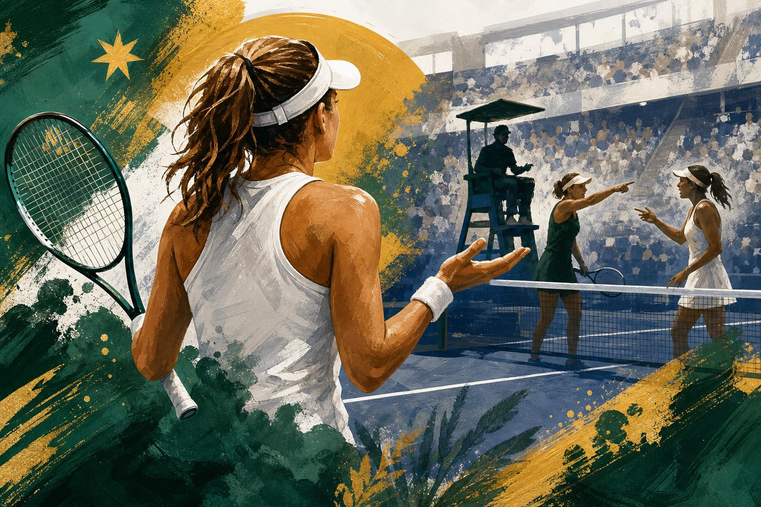 Maya Joint’s US Open ends with a doubles dispute she did not create