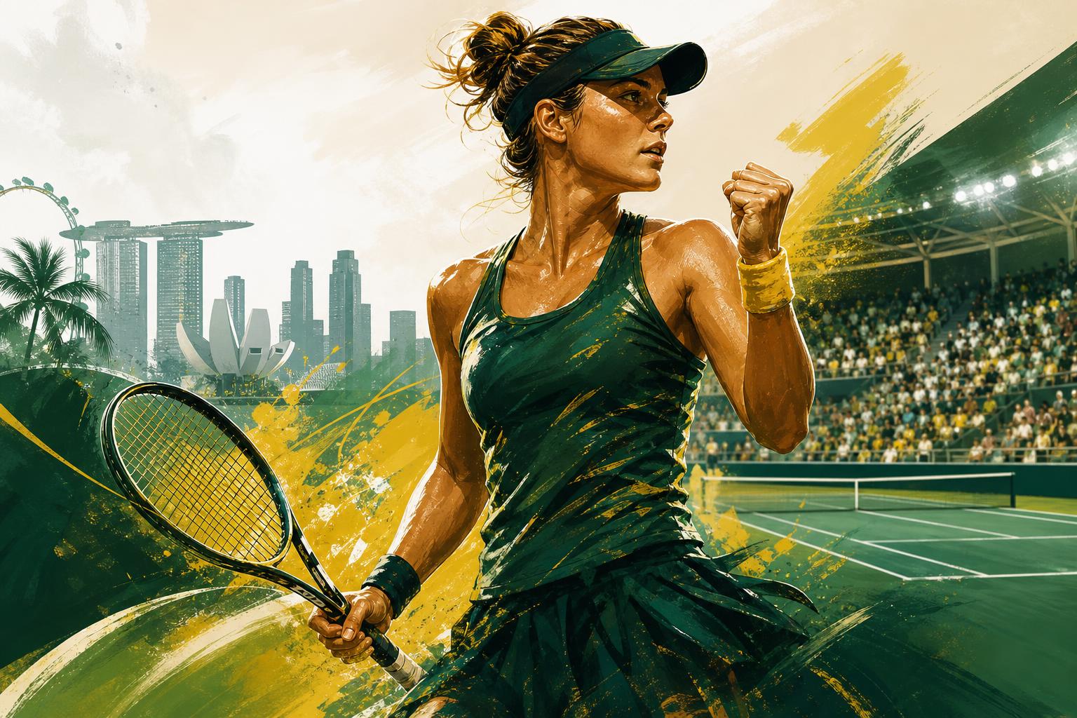 Talia Gibson turns Singapore breakthrough into a first WTA final