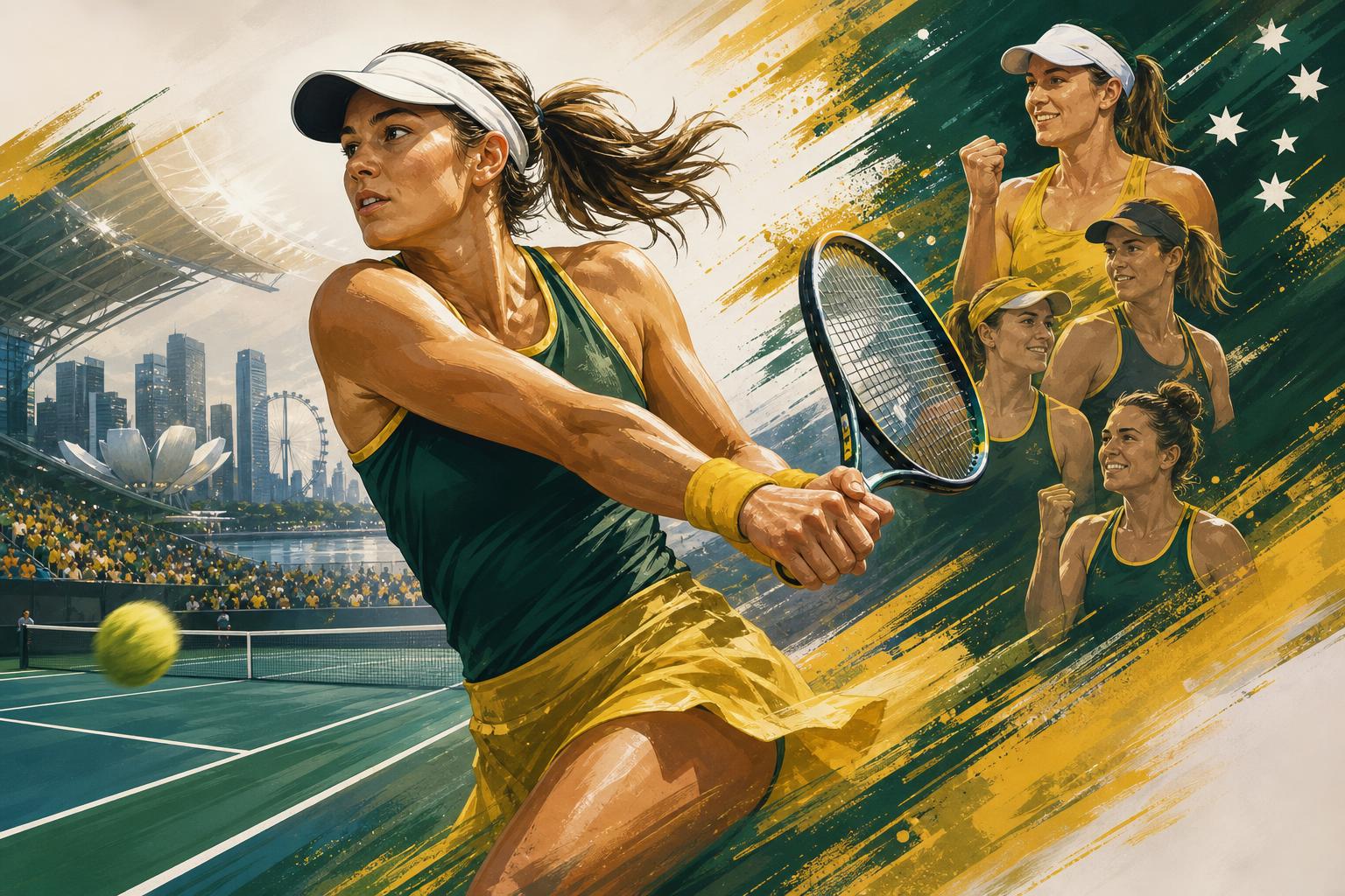 Talia Gibson turns Singapore into proof Australia’s Asian-swing depth is arriving together